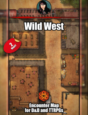 Wild West - battle map pack with Foundry VTT