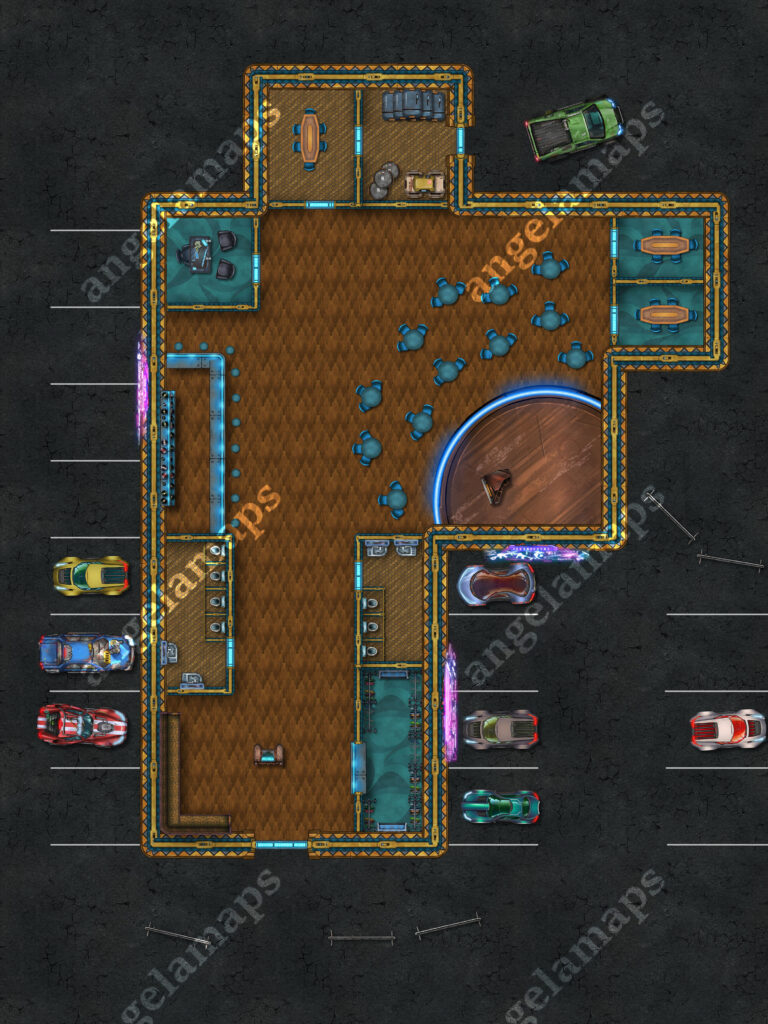 Night club lounge battle map