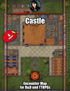 Castle -  battle map pack with Foundry VTT