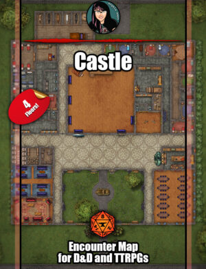 Castle -  battle map pack with Foundry VTT