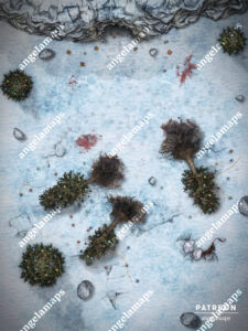 Krampus Lair - animated christmas battle map pack