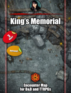King's Memorial - animated battle map pack with Foundry VTT