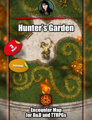 Hunter's Garden - animated battle map pack with Foundry VTT