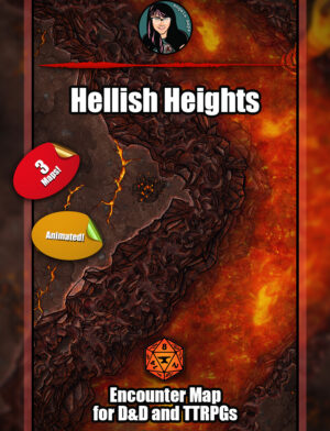 Hellish Heights -  animated battle map pack with Foundry VTT
