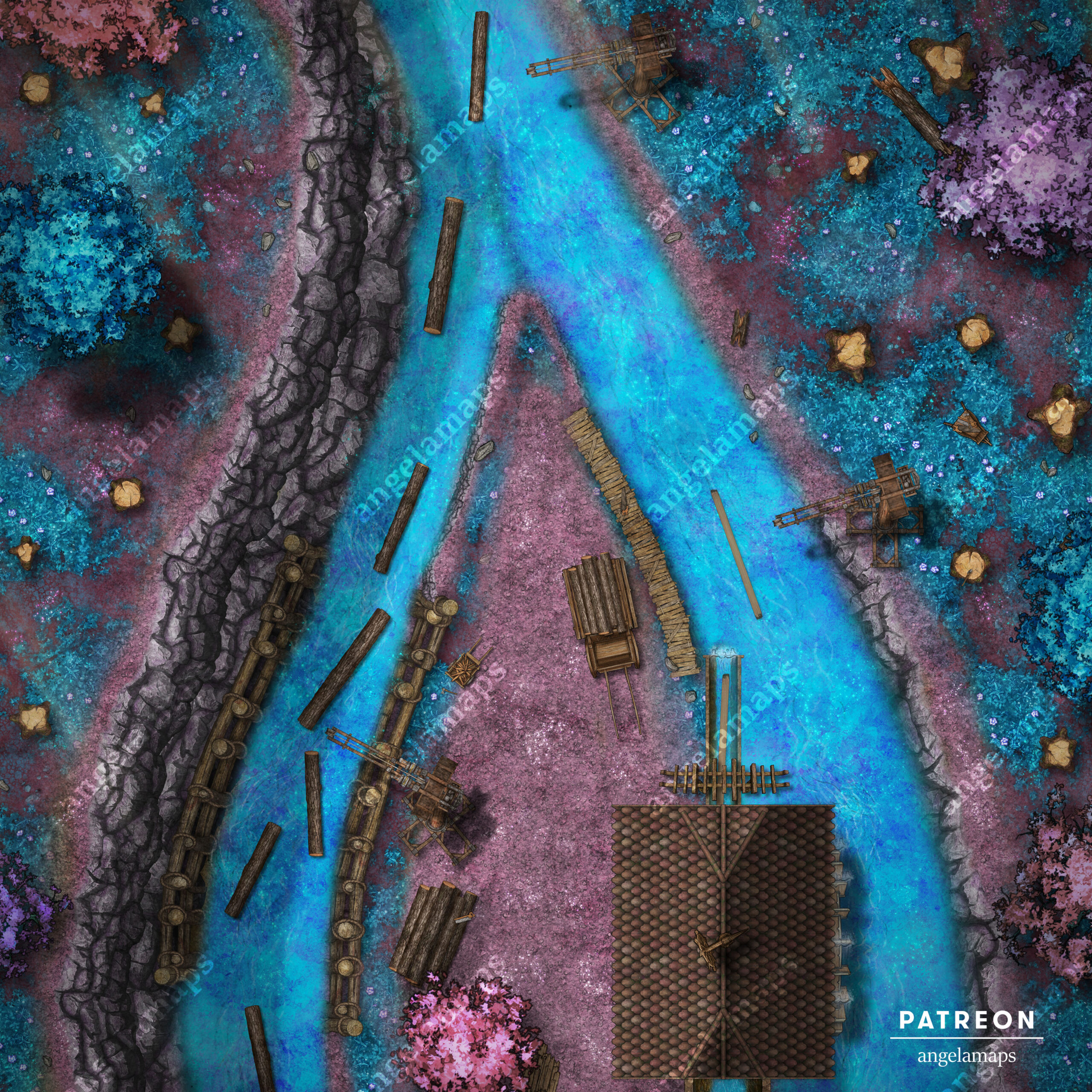 Lumber Mill - Feywild Variant - Single (2 jpg + 2 animated webm) - Image 2