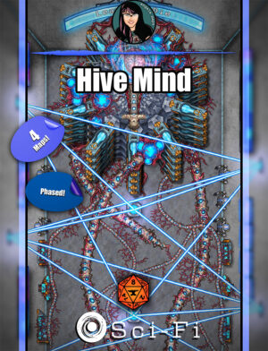 Hive Mind- phased sci-fi battle map pack with Foundry VTT