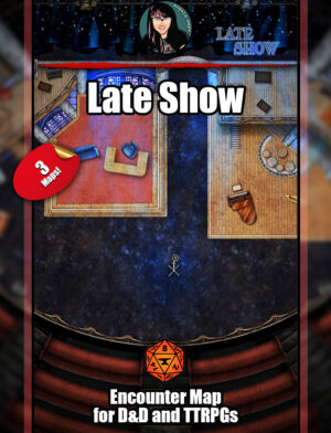Late Show -  battle map pack with Foundry VTT
