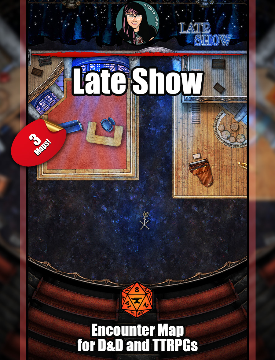 Late Show - battle map pack with Foundry VTT
