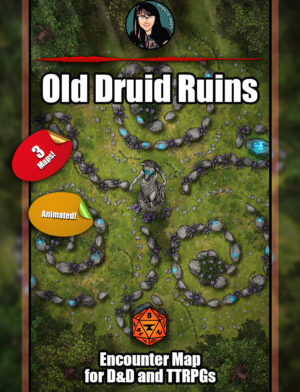 Old Druid Ruins -  animated battle map pack with Foundry VTT