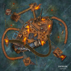 Wacky Pirate Base - Fire variant - Single (jpg)