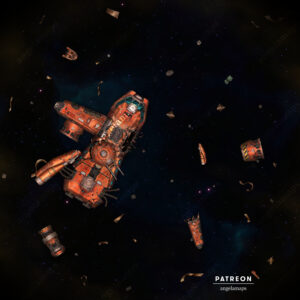 Space Salvage - More wrecked variant- Single (jpg, webp, webm)