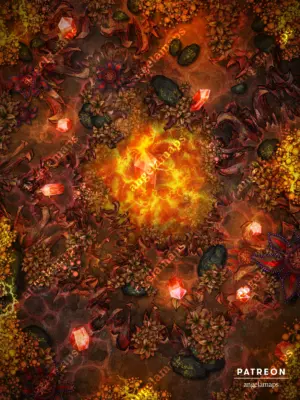 Underdark Crystal - Hell variant - Single (jpg, webp, webm)